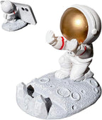 3D Astronaut Phone Holder – Unique Planet-Inspired Mobile Stand with Fun, Playful Design for Desk or Home Use (1 Pc)