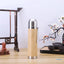 Steel Bamboo Thermos flask Hot Cold Insulated Coffee Mug For Travel 1pc