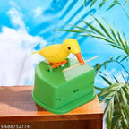 woodpacker Bird Toothpick Dispenser – Automatic Telescopic Toothpick Holder, Cute Bird Toothpick Dispenser for Kitchen & Dining Table, Fun Toothpick Organizer for Home, Party & Gift Multicolor 1pc