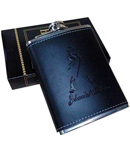 Johniee Walker Stainless Steel Hip Flask(Set of 1)