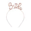 Bride To Be Hair Band/Head Band - Bachelorette Party Decorations Kit | Bride To Be Decorations Kit For Bride, Hair Decoration for Engagement Party