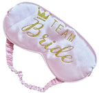 1pc Bride Sleep Eye Masks for Bachelorette Party Team Bride Sleep Mask Pink Soft Eye Mask