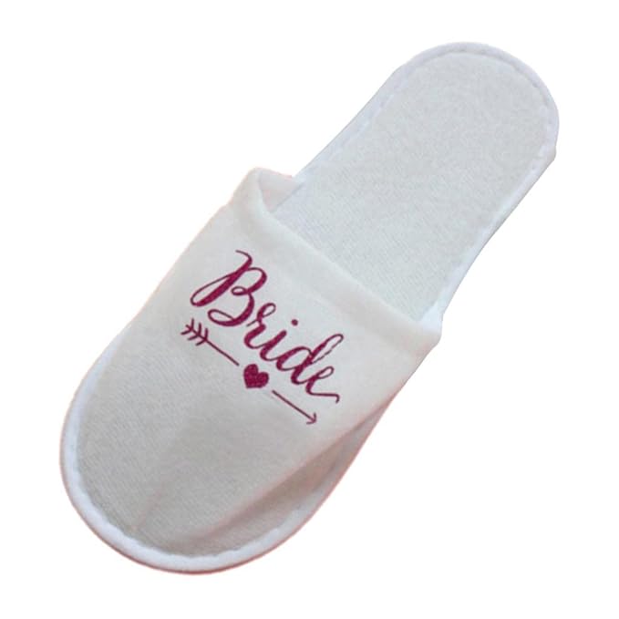 Wedding Bride Slippers Hotel Bachelorette Guest Supplies R