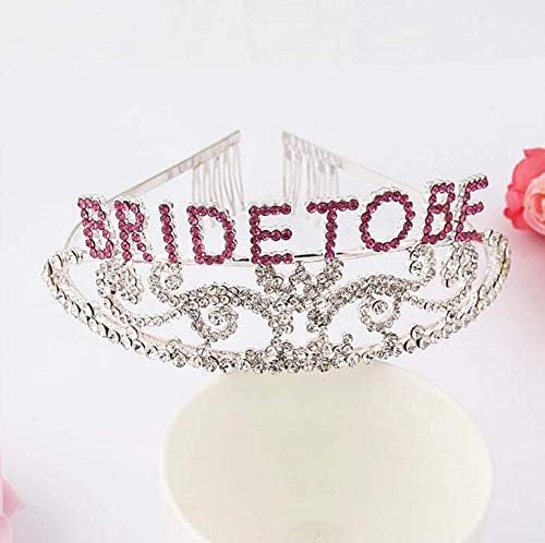 Bride To Be Tiara Headband for Bachelorette & Bridal Shower Main image