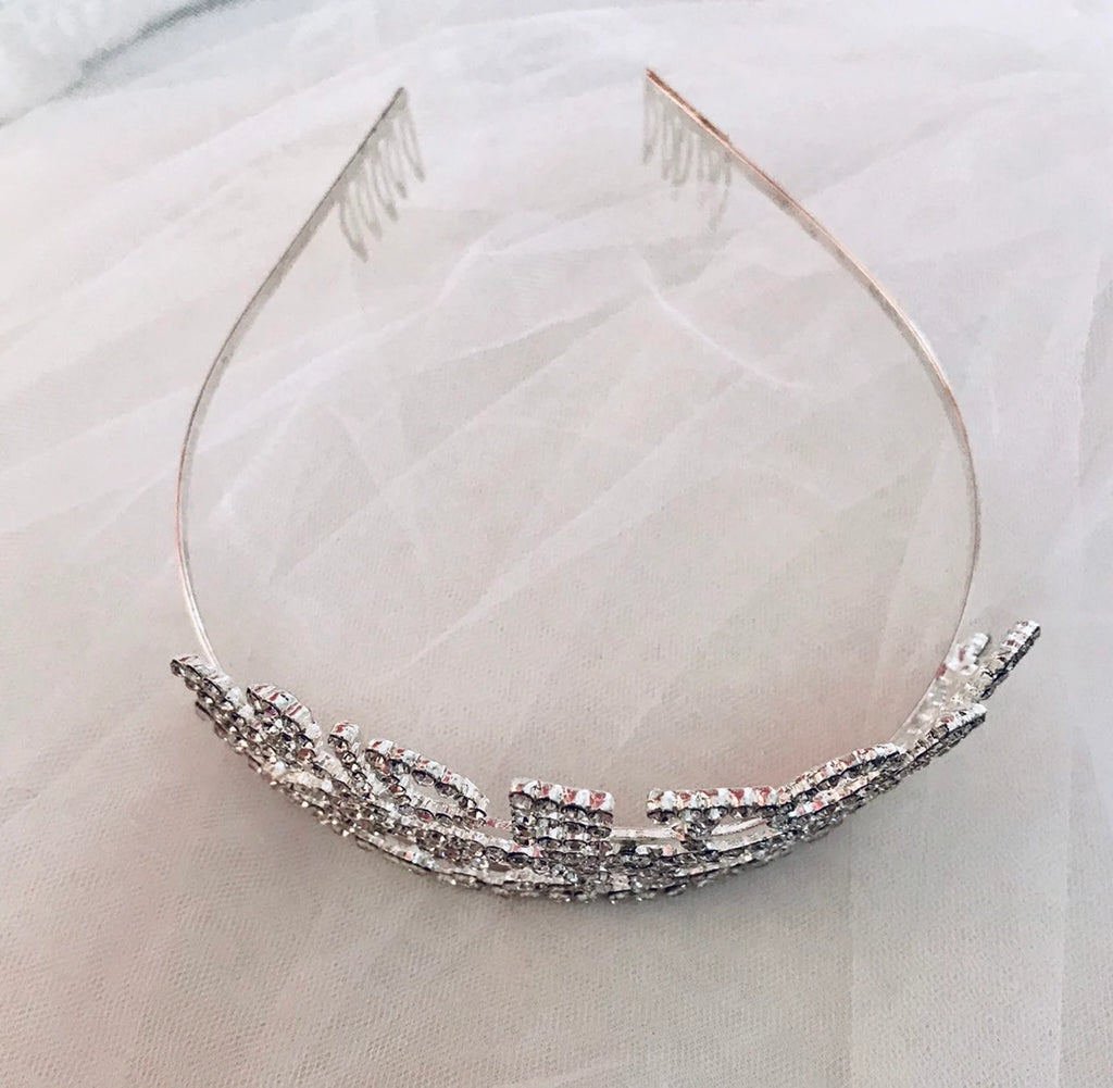 Bride To Be Tiara Headband for Bachelorette & Bridal Shower
