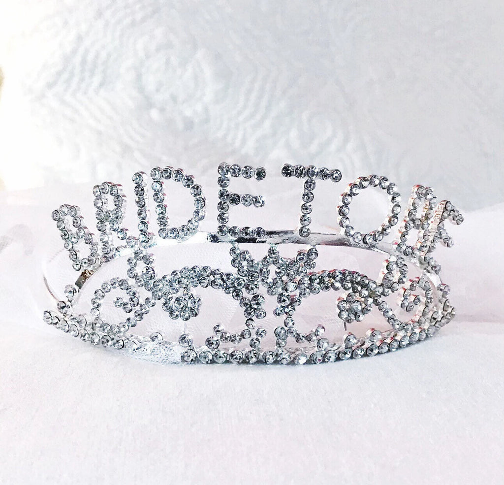 Bride To Be Tiara Headband for Bachelorette & Bridal Shower