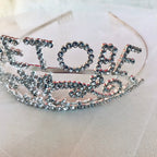 Bride To Be Tiara Headband for Bachelorette & Bridal Shower