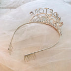 Bride To Be Tiara Headband for Bachelorette & Bridal Shower