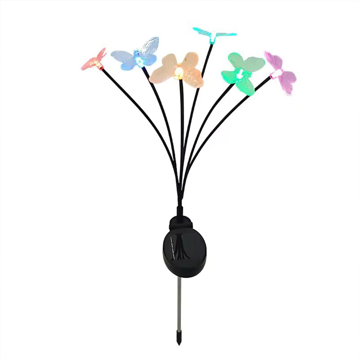 ZYOZ 8 LED Solar Butterfly String Light with 2V Panel 600mAh Battery IP65 Waterproof Fairy Lamp for Wedding Lawn Outdoor Garden Yard Patio Decoration Main image