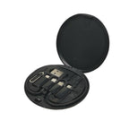 Multifunctional USB Data Cable Set, Storage Box with Multi USB Charging Adapter Cable Kit Micro USB A Type C Lighting, Charging and Data Transfer Cable Kit, Card Storage, Tray Eject Pin.