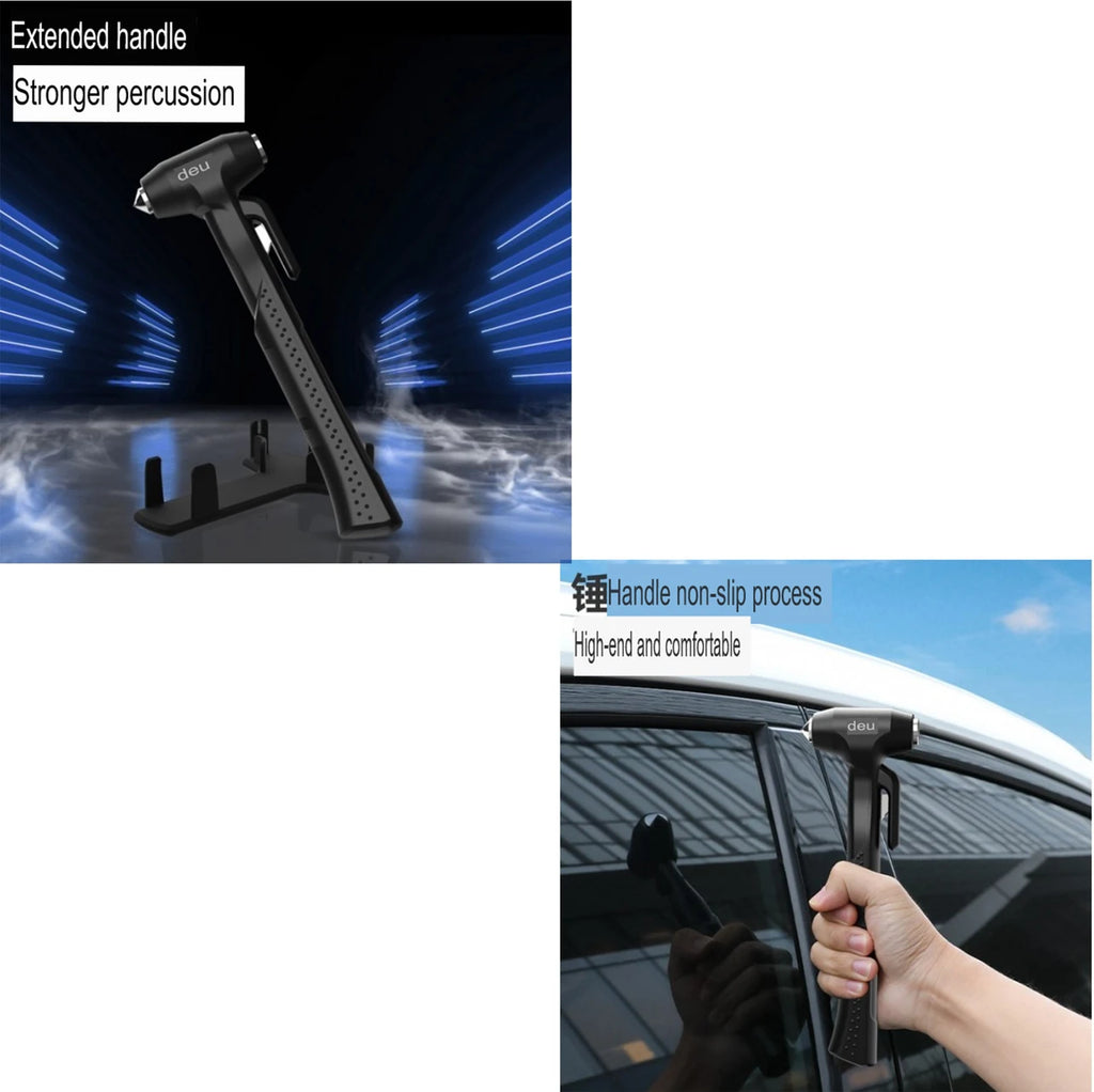 all-in-1 Emergency Car Safety Hammer | Ultimate Automotive Escape Tool
