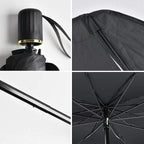 ZYOZ Car Windshield Sun Shade Protector- Fordable Car Shades for Windows, 3 Layers UV Block Umbrella, Front Window Heat Insulation Car Accessories for SUV, Hatchback, Sedan
