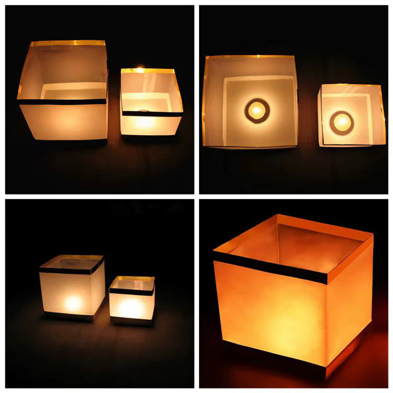 Wishing Chinese Floating Lanterns For Lake, Festival, Pool Decoration