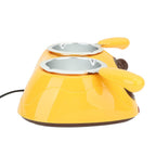 Chocolate Melting Pot, 2 Temperature Adjustments Rust Proof Electric Chocolate Fondue for Gatherings for Butter