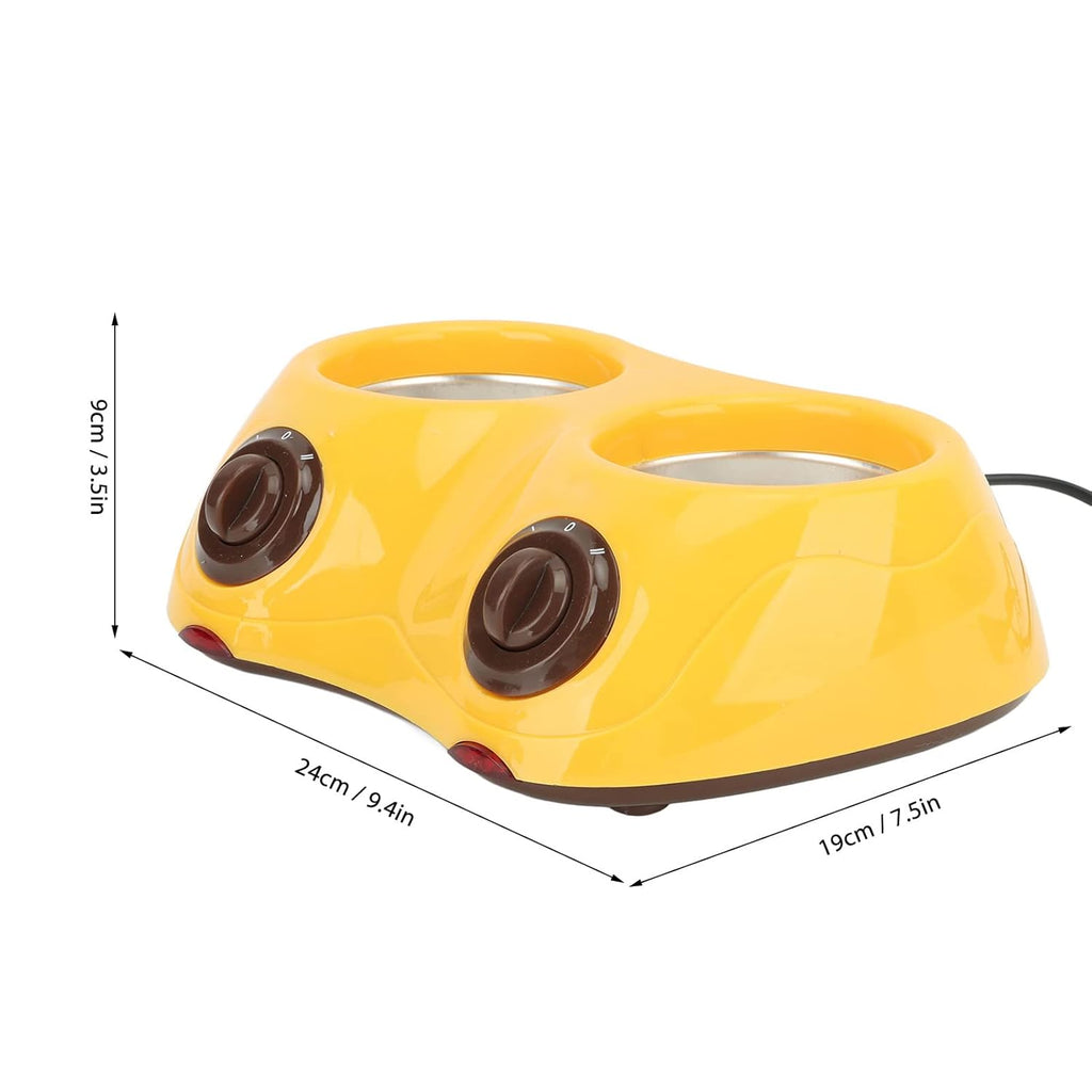 Chocolate Melting Pot, 2 Temperature Adjustments Rust Proof Electric Chocolate Fondue for Gatherings for Butter