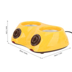 Chocolate Melting Pot, 2 Temperature Adjustments Rust Proof Electric Chocolate Fondue for Gatherings for Butter