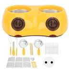 Chocolate Melting Pot, 2 Temperature Adjustments Rust Proof Electric Chocolate Fondue for Gatherings for Butter