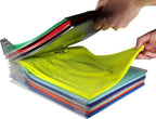 Shirt Organizer Closet Organizer T Shirt Organizer Folding Storing Laundry Clothes Receipt Board Documents Dividers Save Space and Make Wardrobes (set of 10)