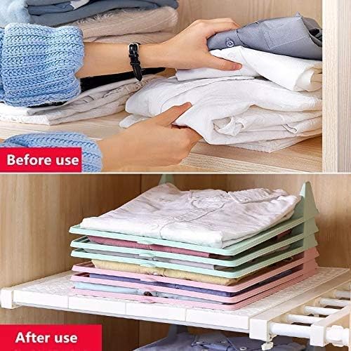 Shirt Organizer Closet Organizer T Shirt Organizer Folding Storing Laundry Clothes Receipt Board Documents Dividers Save Space and Make Wardrobes (set of 10)