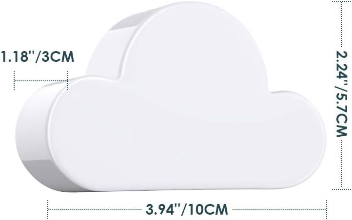Cloud Shape Magnetic Keys Holder for Wall, Strong Magnetic to Securely Hang Multiple Keys and Keychain, Novelty Cute Home Decorations with 3 megnet Hook 1pc (random colour)