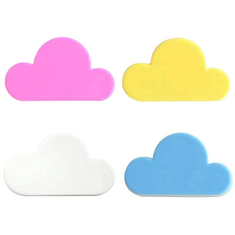Cloud Shape Magnetic Keys Holder for Wall, Strong Magnetic to Securely Hang Multiple Keys and Keychain, Novelty Cute Home Decorations with 3 megnet Hook 1pc (random colour)