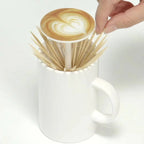 Automatic Coffee Cup Shaped Toothpick Dispenser | Retractable Automatic Toothpick Holder | Auto Toothpick Dispenser Table Accessories – 1pc