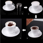 First Try 16 Pack Barista Coffee Stencils Latte Art Stencils Cappuccino Templates For Coffee Decorating, Cookie Icing, Cake, Cupcake Decor | Food Grade Pp, Various Patterns