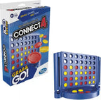Connect 4 Grab and Go Game for Kids Ages 6 and Up, Portable Game for 2 Players, Travel Game for Kids