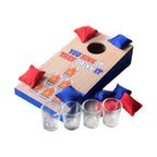 Cornhole Toss Throwing Sandbag Toys Portable Wood Indoor Party Drinking Game
