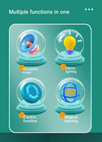 Dancing Jellyfish Baby Toy, Electric Crawling Jellyfish Toy, Crawling Toy with Light and Sound - Interactive Tummy Time Toys for Boys Girls Birthday Gift (random colour)