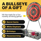 MINI Darts Drinking Game - Black - Energize Your Parties with Magnetic Darts & Shots Fun!