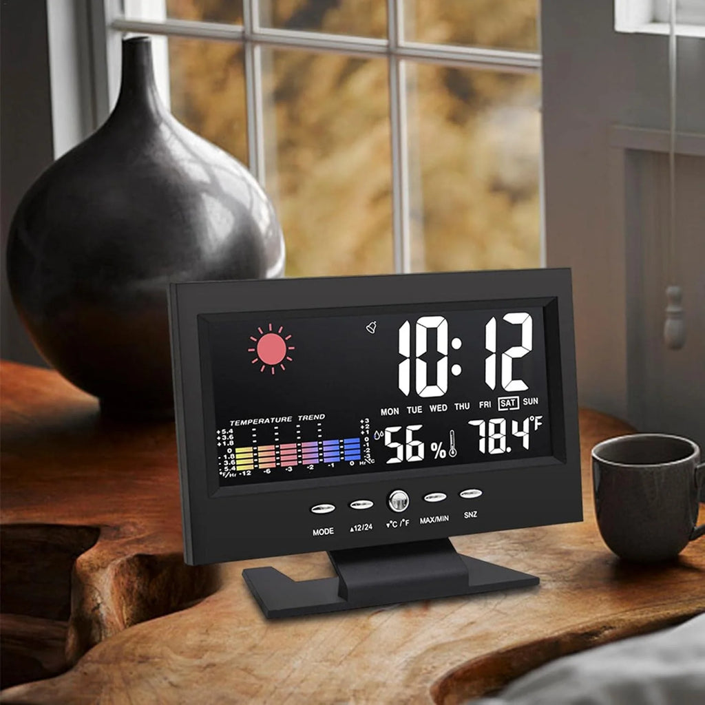 Large Display Alarm Clock Blue Screen Led Clock 1 pc