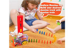 Domino Funny Train Mega Pack (60 pcs) | Automatic Domino Laying Train Set with Lights & Sounds