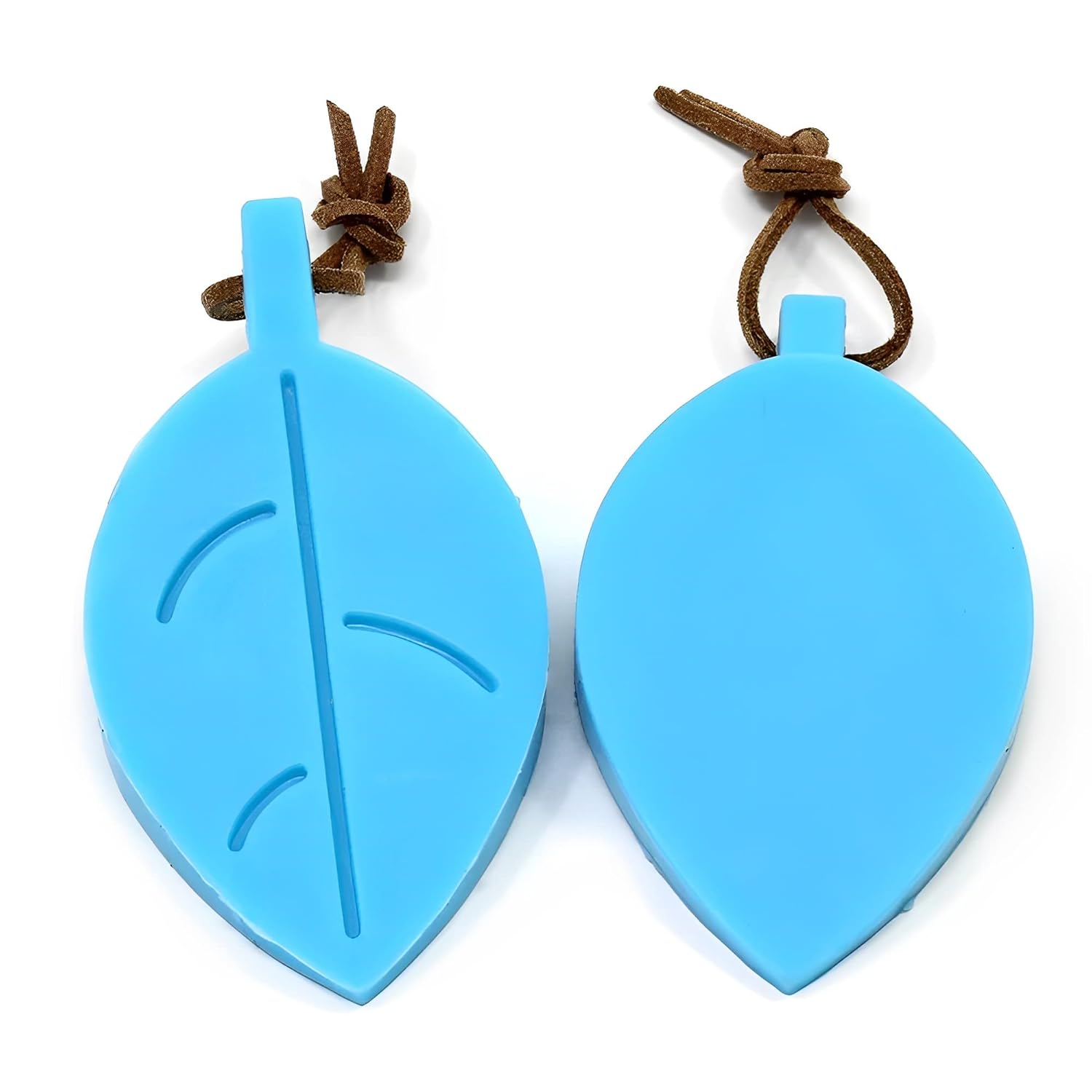Pack of 4 Silicone Leaf Shape Home Office Door Stop Stoppers Block Wedge Doorstops (Random Color)