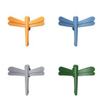 4Pcs Multi-Functional Self Adhesive Decorative Dragonfly Design Hooks For Hangings And More