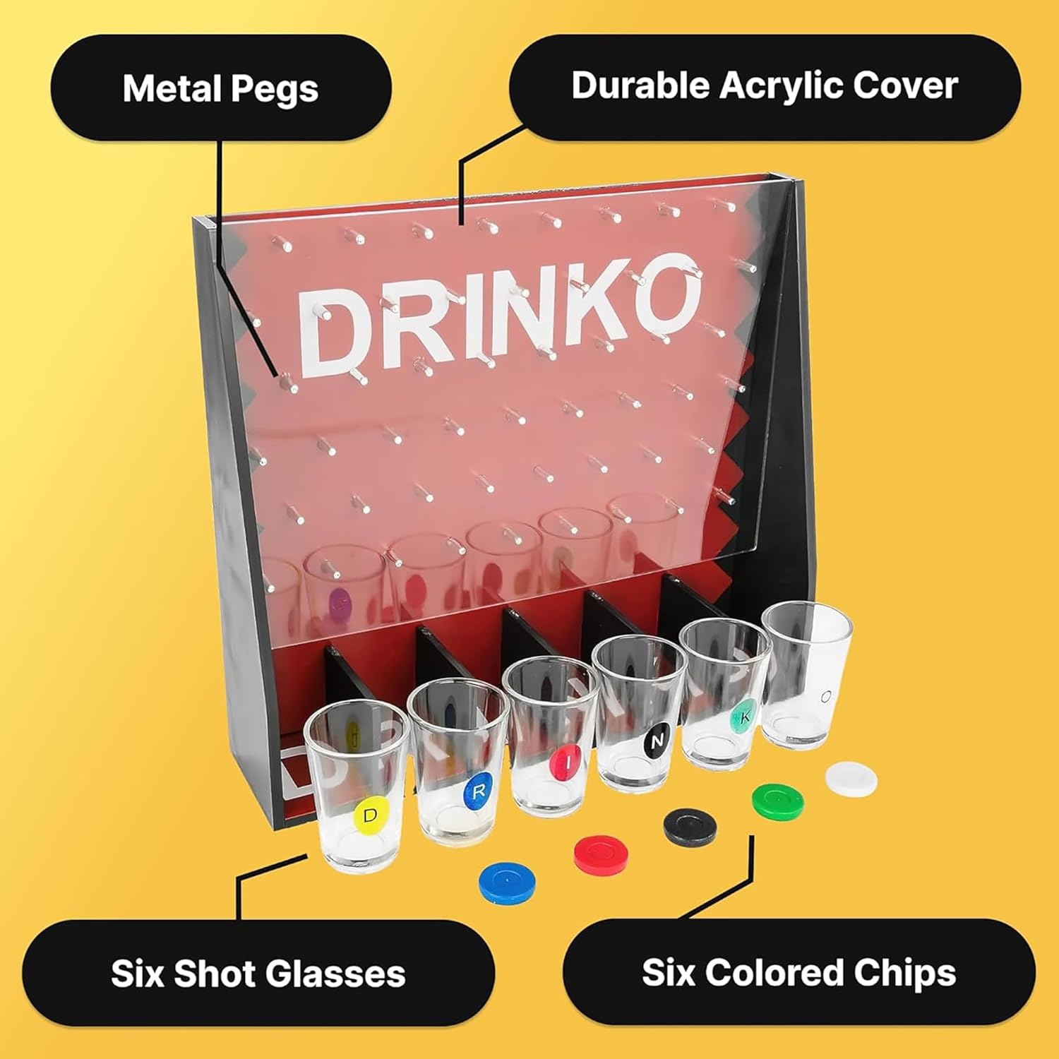 DRINKO Shot Glass Drinking Game