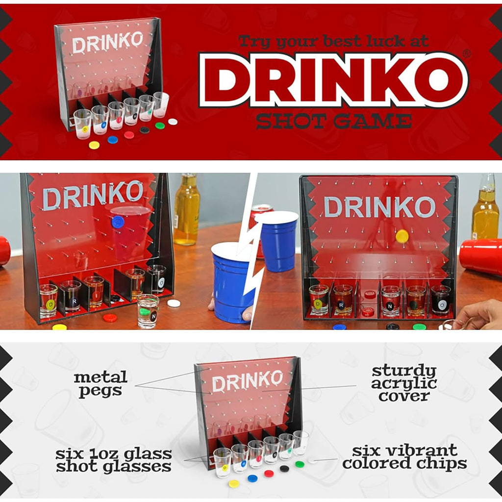 DRINKO Shot Glass Drinking Game