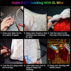EL Wire 5M Neon Lights Noise Reduction Neon Glowing Wire For Parties, Halloween, DIY Decoration