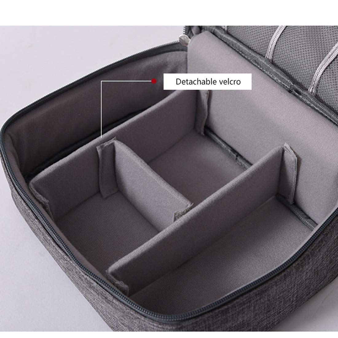 Universal Travel Digital Accessories Organizer Storage Case Pouch Bag for Electronic Gadgets,Camera, Portable Charger, Cables, Earphone, Power Bank, Hard Drive, SD Card