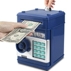 Piggy Bank Electronic Mini ATM for Kids Toy, Safe Money Saving Box Coin Banks Password Code Lock for Children, Boys Girls Ideal Gift