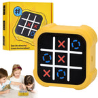 Electronic Tic Tac Toe Game, Handheld Digital Tic Tac Toe Bolt Game with Silent Mode, Portable Learing Toy Gift for Kids & Adults, Blue