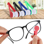 ZYOZ Sun Glasses Eyeglass Cleaning Soft Brush Tool Mini Microfiber Portable Sunglasses Spectacles Cleaner Cleaning Clip-4 Pieces