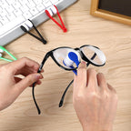 ZYOZ Sun Glasses Eyeglass Cleaning Soft Brush Tool Mini Microfiber Portable Sunglasses Spectacles Cleaner Cleaning Clip-4 Pieces