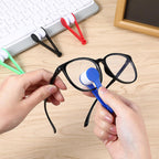 ZYOZ Sun Glasses Eyeglass Cleaning Soft Brush Tool Mini Microfiber Portable Sunglasses Spectacles Cleaner Cleaning Clip-4 Pieces