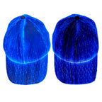 LED Hat Light up Baseball Cap 7 Colors Luminous LED Light Baseball Cap Flash Glow Hat Fiber Optic Cap for Men Women Glow in Dark Party Supplies