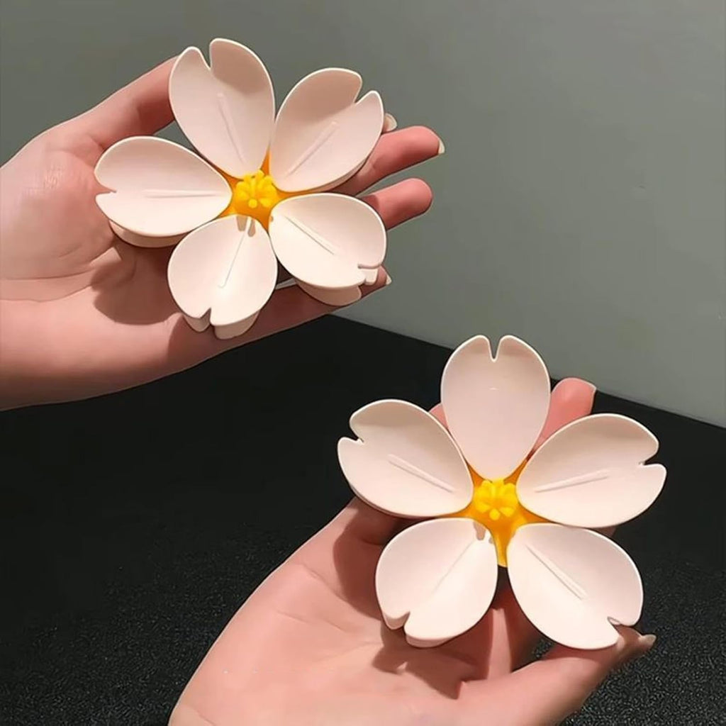 Flower-Shaped Magnetic Food Bag Clip 1 PCS | Reusable Snack & Chip Sealer | Decorative Floral Refrigerator Magnet | Kitchen & Office Storage Gadget for Fresh Food Sealing