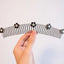 ZYOZ Stretchable Invisible Flower Hair Comb, U Shape Finishing Fixer, Cute Bun Holder Styling Accessory,