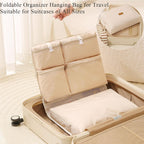 Foldable Hanging Bag, Travel Clothing Storage Bag, Luggage Packing Organizers, Storage Hanging Bags with Pockets, Multifunctional Wall-Mount Organizer for Travel & Home