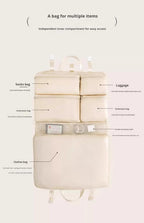 Foldable Hanging Bag, Travel Clothing Storage Bag, Luggage Packing Organizers, Storage Hanging Bags with Pockets, Multifunctional Wall-Mount Organizer for Travel & Home