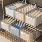 26-Liter Multi-Purpose Waterproof Foldable PVC Storage Box with Steel Frame: Transparent and Durable Clothes Open-Top Organizer for Wardrobe and Bedroom and Home Organization